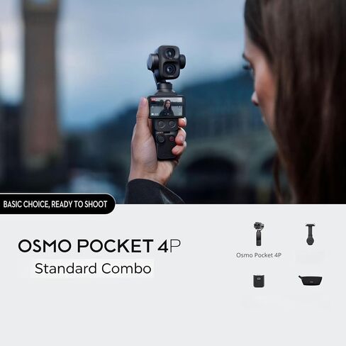 for DJI Osmo Pocket Four Pro(4P) Standard Combo Handheld Stabilizer 103GB in Kuwait