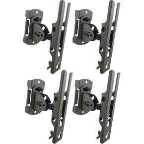 Cuddeback Genius Pan Tilt Lock Mount, Model 3488 (4 Pack) | All-Metal Ptl Mount, 3-Axis Pan and Tilt and Yaw. Includes Universal Adapter, Fits 1/4-20 Tripod Socket. Screws Included in Saudi Arabia