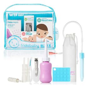 Frida Baby Basics Kit, 6pc Baby Essentials Kit Includes Nasal Aspirator Snotsucker, NailFrida Nail Files, Windi Gas Relief, DermaFrida Bath Brush + Silicone Carry Case in Saudi Arabia