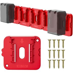 6 Pack Battery Mount Holder Compatible for Dewalt 20V 60V | Battery Holder Fit for DCB200 DCB203 DCB206 Batteries Wall, Work Van, Shelf, Toolbox in Saudi Arabia