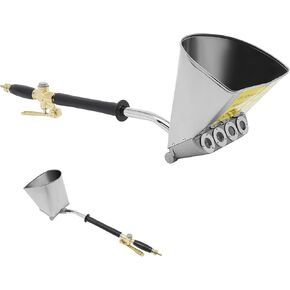 Air Powered Stucco Sprayer with 4 Jets, Pneumatic Spray Gun Tool for Cement Mortar Concrete Wall Plaster Texture Sprayer, Designed for Wall Tops, 1.32 Gal Hopper Capacity in Saudi Arabia