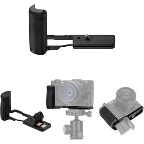 JJC Metal Hand Grip L-Bracket for Nikon ZR Cinema Camera | Silicone Handgrip Cover, Anti-Slip Pads with 2 MicroSD Card Holder, Arca Swiss Quick Release Plate & 1/4"-20 Tripod Hole in Kuwait