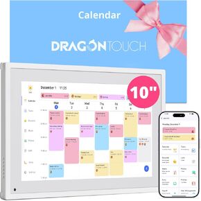 10.1" Digital Calendar Chore Chart – 1080P Full HD Interactive Touchscreen, Smart Family Planner, Hearth Display Digital Wall & Desk Mountable for Seamless Scheduling in Kuwait