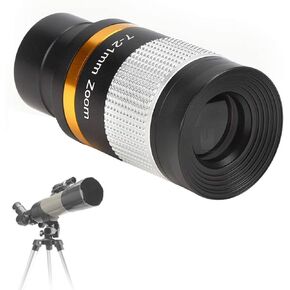 Zoom Eyepiece for Telescope, Zoom 7 to 21mm 1.25 inch Telescope Eyepiece for Low Power and High Power Viewing, Works with Any Telescope that Accepts 1.25" Eyepieces in Kuwait