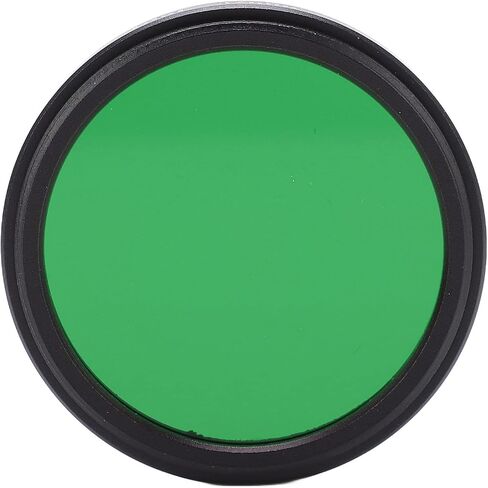 ASHATA 37mm Round Full Color Lens Filter Scratch Full Color Filter Kit for SLR Camera, Red Orange Yellow Green Blue, with Storage Box (Green) in Kuwait