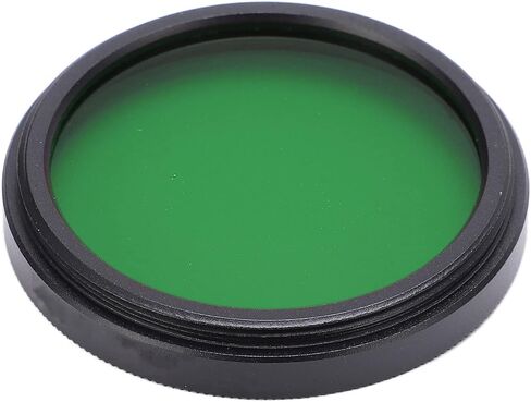 ASHATA 37mm Round Full Color Lens Filter Scratch Full Color Filter Kit for SLR Camera, Red Orange Yellow Green Blue, with Storage Box (Green) in Kuwait