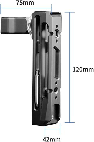 YC Onion NATO Handgrip for PINETA Pro Monopods, 1/4" ARRI Locating Screw Hole and 3/8" Screw Hole, Cold Shoe Mount, Vertically Adjustable in Kuwait