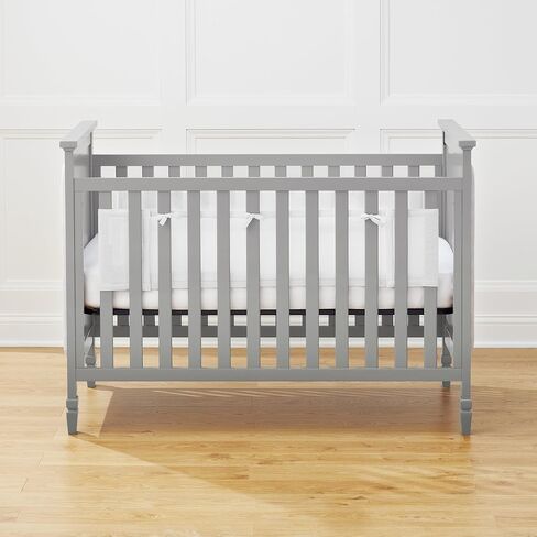Halo Breathable Mesh Liner for Full-Size Cribs, Classic 3mm Mesh, White (Size 2FS Covers 2 Sides) in Kuwait