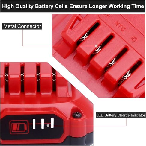 Elefly 20V CMCB202 Battery Compatible with Craftsman V20 Lithium Ion Battery CMCB202-2 CMCB201 CMCB204, Compatible with Craftsman 20V Max V20 Series Tools in Saudi Arabia
