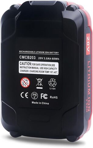 Elefly 20V CMCB202 Battery Compatible with Craftsman V20 Lithium Ion Battery CMCB202-2 CMCB201 CMCB204, Compatible with Craftsman 20V Max V20 Series Tools in Saudi Arabia