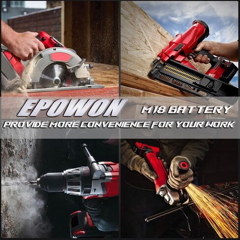 5.0Ah Replacement Battery for Milwaukee 18V Battery Compatible with Milwaukee M18 Battery 48-11-1850 48-11-1852 48-11-1820 48-11-1828 48-11-1830 Cordless Power Tools 2 Pack in Kuwait