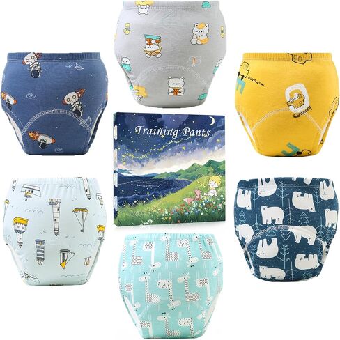 Training Pants Cotton Absorbent (6PCS,L) in Kuwait