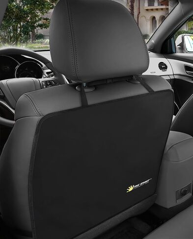 Luxury Clean-Edge Kick Mat - Seat Back Protector and Seat Cover with Invisible Strap and Stiff Edging (1 Mat) in Kuwait