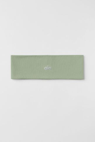 Alo Yoga Performance Conquer Headband - Dune Grass - Dune Grass / One Size in Kuwait
