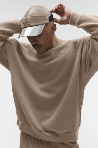 Alo Yoga Airlift Solar Visor - Gravel - Gravel / One Size in Kuwait
