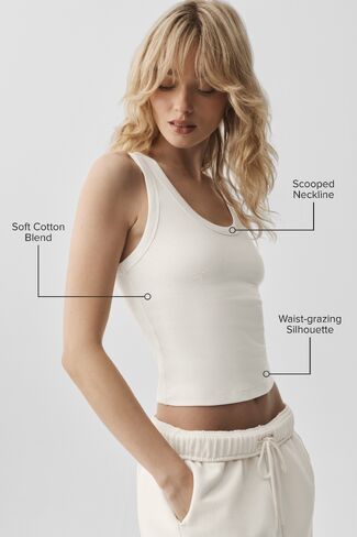 Alo Yoga Timeless Tank - Ivory in Kuwait