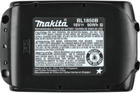 Makita BL1850B-2 18V LXT Lithium-Ion 5.0Ah Battery, 2/pk, Black in Saudi Arabia