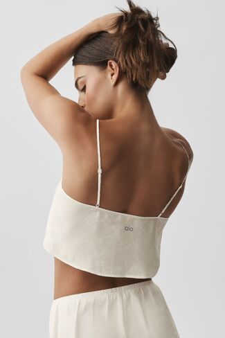 Alo Yoga Semi-Sheer Golden Hour Tank - Ivory in Kuwait