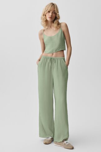 Alo Yoga Semi-Sheer Golden Hour Tank - Dune Grass in Kuwait