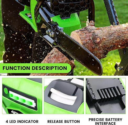 FERRYBOAT 6000mAh 40V Lithium Battery for Greenworks Replacement for Greenworks 40V Battery 29462 29252 20202 22262 25312 25322 20642 27062 21242 Compatible with Greenworks 40V Cordless Power Tools in Kuwait