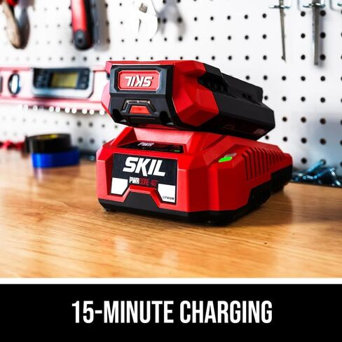 SKIL PWR CORE 40 40V 2.5Ah Lithium Battery, Compatible with All SKIL 40V Tools - BY8705-00 in Kuwait