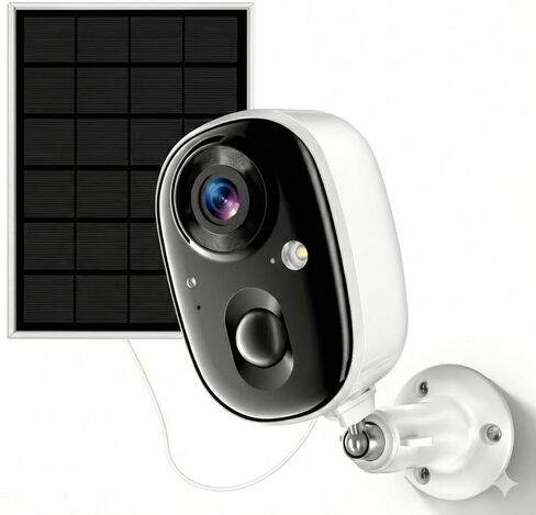 4G LTE Cellular Security Camera No WiFi Wireless Outdoor Solar Powered 2K | Waterproof Color Night Vision PIR Motion Sensor 2 Way Talk Built in Sim Card for Bird Feeder Jobsite Farm Ranch Cabin RV in Kuwait
