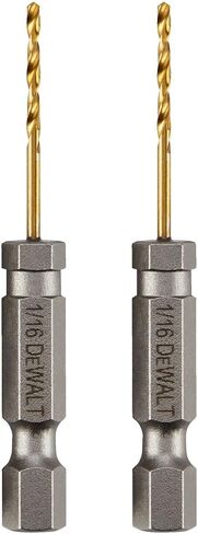 DEWALT Drill Bit, 1/16 Inch, Titanium Nitride Coated, Tapered Core for Optimum Durability (DD5104) in Kuwait
