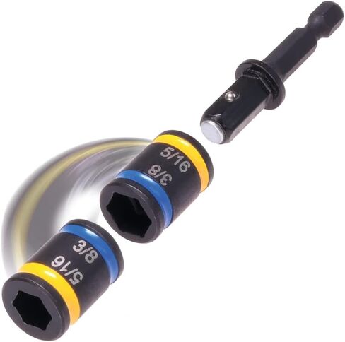 Malco MSHC1 2 in. C-RHEX Cleanable, Reversible Magnetic Hex Drivers (5/16″ and 3/8″)- 2 pack in Kuwait