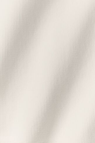 Alo Yoga Seamless Modal Ribbed High Neck Delight Bra - Ivory in Kuwait