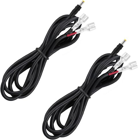 Trail Camera Power Cord,5.5x2.1mm DC Plug External Power Cable Compatible with Stealth Cam,Spypoint,Moultrie,Browning,Wildgame Innovations,Muddy,Black Gate Trail Camera (2) in Kuwait