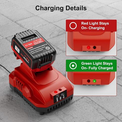 KOOMICY 3.0Ah 18V 2/pk Replacement for Milwaukee M-18 Battery with Charger in Kuwait