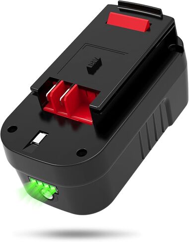18V 6.0Ah Replacement for Black and Decker 18V Battery 244760-00, HPB18 18v battery replacement black and decker A1718 A18 A18E A18NH HPB18-OPE FS180BX FS18BX FS18FL FSB18 Firestorm 18V Battery in Kuwait