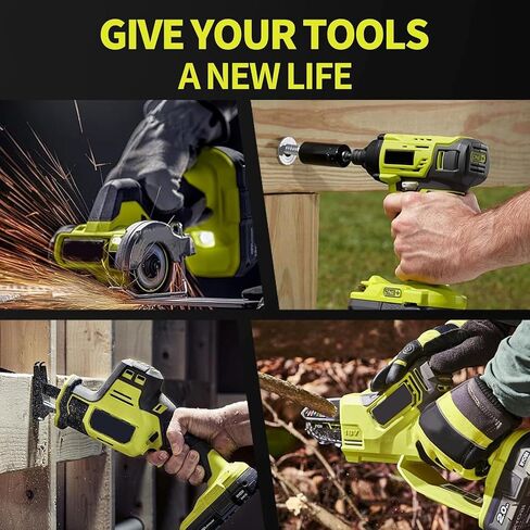 Replacement for Ryobi 18V Battery: 8.0Ah Replace Compatible with Ryobi Lithium Battery P107 P108 Cordless Power Tools with LED Indicator Light 2 Pack in Saudi Arabia