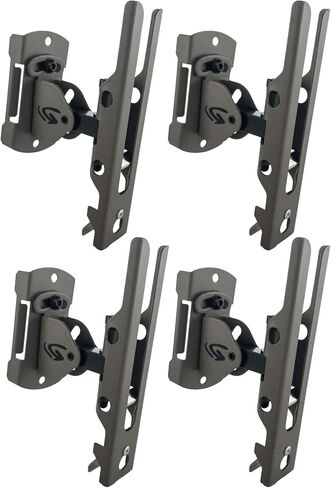 Cuddeback Genius Pan Tilt Lock Mount, Model 3488 (4 Pack) | All-Metal Ptl Mount, 3-Axis Pan and Tilt and Yaw. Includes Universal Adapter, Fits 1/4-20 Tripod Socket. Screws Included in Kuwait