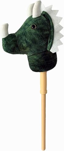 Ponyland: Music Stick Animal - Black Horse - Music Button, Sturdy Two-Piece Stick W/Colorful Soft Plush Animal Head, Pretend Play Toy, Kids Ages 3+ in Kuwait