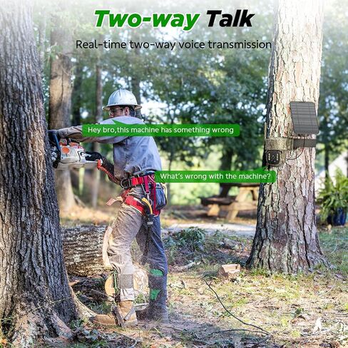 VOOPEAK Trail Camera, 4G LTE Cellular Game Cameras with 360° Live Streaming | 2.5K Hunting Camera Solar Powered, Security Camera Built-in SIM Card, Night Vision, Motion Activated, Waterproof, 2 Pack in Kuwait
