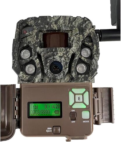 Defender Vision Pro HD AI Trail Camera (BTC-VPHD-AI) – 46MP Photos, 1080p HD Video w/Sound, Real-Time Live Streaming, AI Wildlife Recognition, 0.135s Trigger, 4G LTE (AT&T & Verizon), (3 Pack) in Kuwait