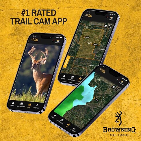 Defender Vision Pro HD AI Trail Camera (BTC-VPHD-AI) – 46MP Photos, 1080p HD Video w/Sound, Real-Time Live Streaming, AI Wildlife Recognition, 0.135s Trigger, 4G LTE (AT&T & Verizon), (3 Pack) in Kuwait
