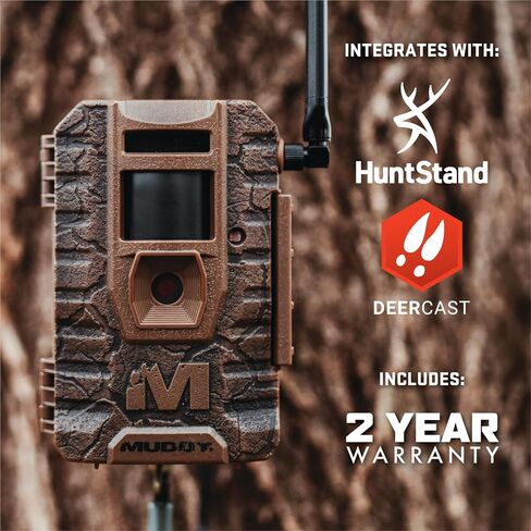 Muddy Outdoors Mitigator 3.0 Combo – Cellular Trail Camera with 36MP, 720p Video, Batteries & 16GB SD Card Included | 36MP Photos, 720p HD Video with Audio, Includes 8×aa Batteries and 16GB SD, Preinstalled Dual-Network SIM in Kuwait