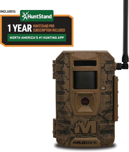 Muddy Outdoors Mitigator 3.0 Combo – Cellular Trail Camera with 36MP, 720p Video, Batteries & 16GB SD Card Included | 36MP Photos, 720p HD Video with Audio, Includes 8×aa Batteries and 16GB SD, Preinstalled Dual-Network SIM in Kuwait