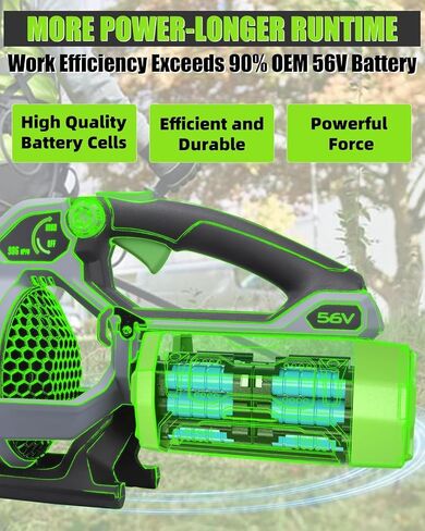 5.0Ah Replacment for EGO Battery, Compatible with EGO 56V Power Tools in Kuwait