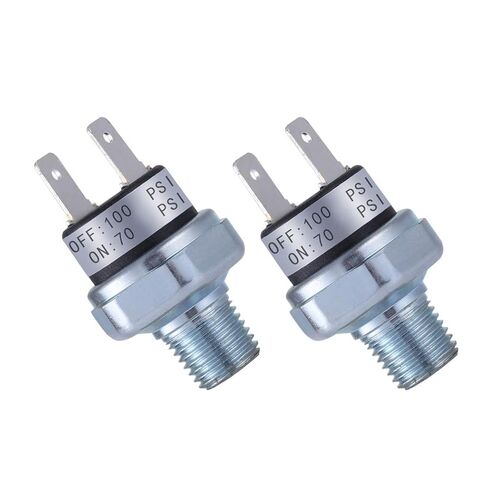 Air Pressure Switch 70 - 100 PSI Pressure Switch 1/4"-18 NPT 24V 12V Pressure Switch Air Compressor Pressure Switch 100PSI Pressure Controller 70PSI Low Pressure Switch in Kuwait