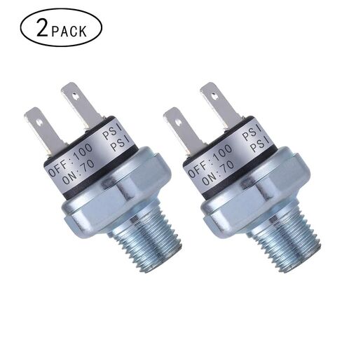 Air Pressure Switch 70 - 100 PSI Pressure Switch 1/4"-18 NPT 24V 12V Pressure Switch Air Compressor Pressure Switch 100PSI Pressure Controller 70PSI Low Pressure Switch in Kuwait