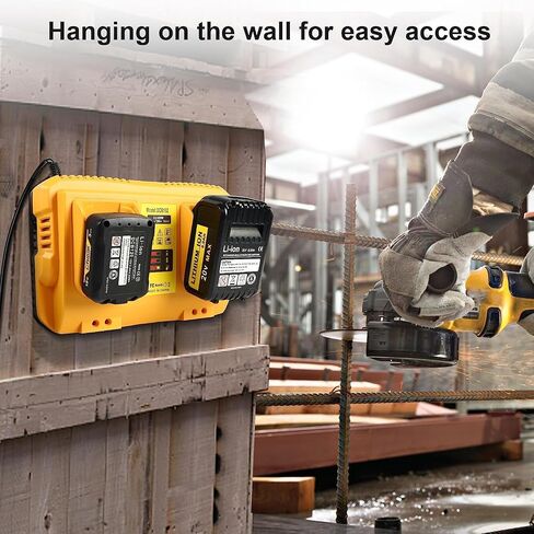 DCB102 Dual Battery Charger Replacement for Dewalt Charger DCB112 DCB104 DCB107 Compatible with 12V 20V Max Battery DCB124 DCB203 DCB204 in Kuwait