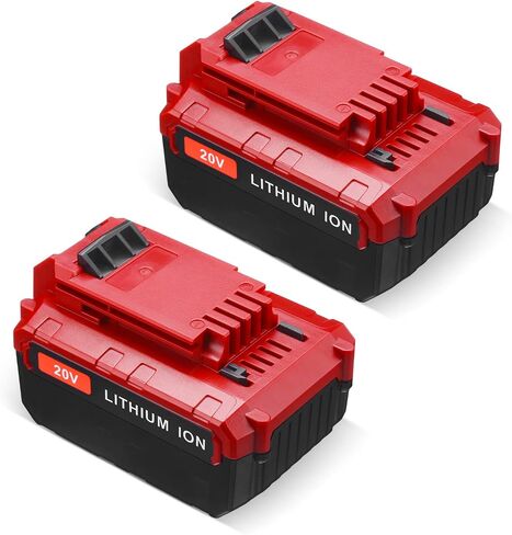 PCC685L Replacement Battery for Porter Cable 20V Lithium Battery | 2 Pack 6.0Ah, Compatible with Porter Cable 20V Max Power Tools in Kuwait
