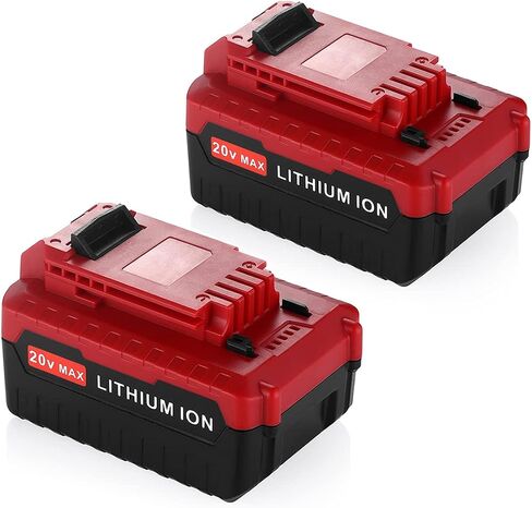 PCC685L Replacement Battery for Porter Cable 20V Lithium Battery | 2 Pack 6.0Ah, Compatible with Porter Cable 20V Max Power Tools in Kuwait