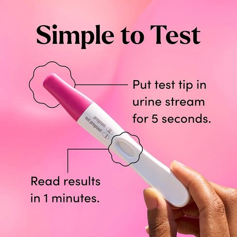 First Response Rapid Result Pregnancy Test, 2 Pack | Results In 1 Minute, Over 99% Accurate*, Easy-to-Read Results, Trusted For 30 Years in Saudi Arabia