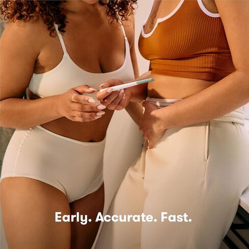 Frida Fertility Early Detection Pregnancy Tests | Easy at Home Pregnancy Tests, Over 99.9% Accurate HCG Test Strips, Early Results, Quick + Easy to Use | 12 Tests in Kuwait