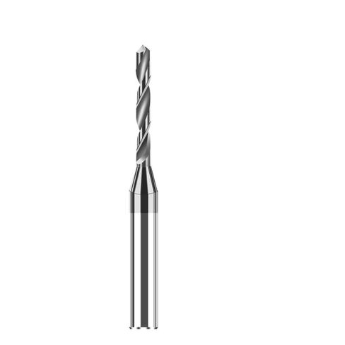 1PC Carbide Twist Drill Bit for CNC & Metal - 0.2-2.9mm Micro-Diameter Tungsten Steel Drill, D3 Shank 40mm Length(D1.9X12LXD3) in Kuwait