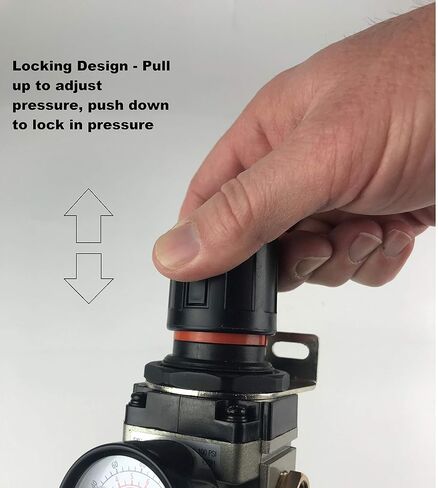 Primefit FR3802G 3/8-Inch Air Filter Regulator Combo with Gauge in Kuwait
